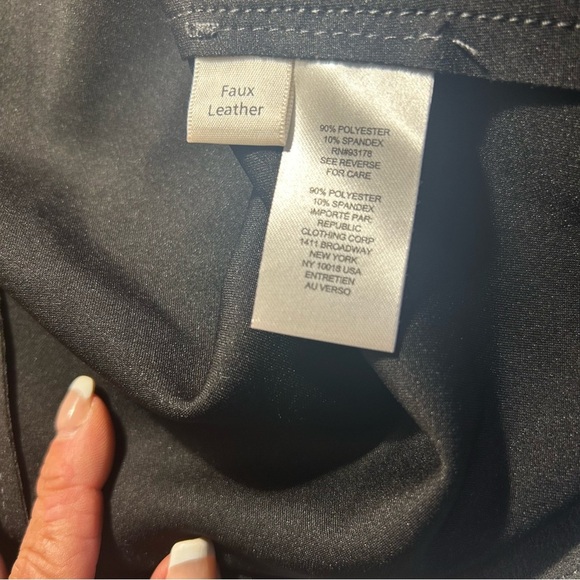 Tahari Carbon Sky Open Front Cropped Faux Suede Jacket Sz SP - Picture 10 of 10